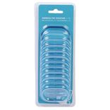 Anneau de douche transparent x12