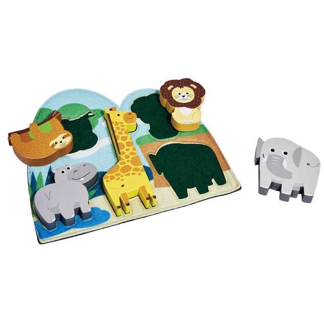 Puzzle animaux feutrine