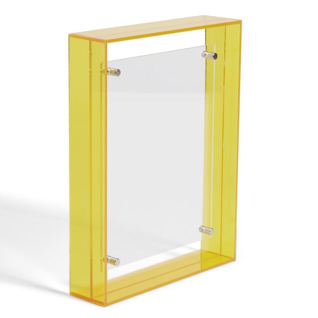 Cadre n&eacute;on acrylique 21xH4x16cm orange