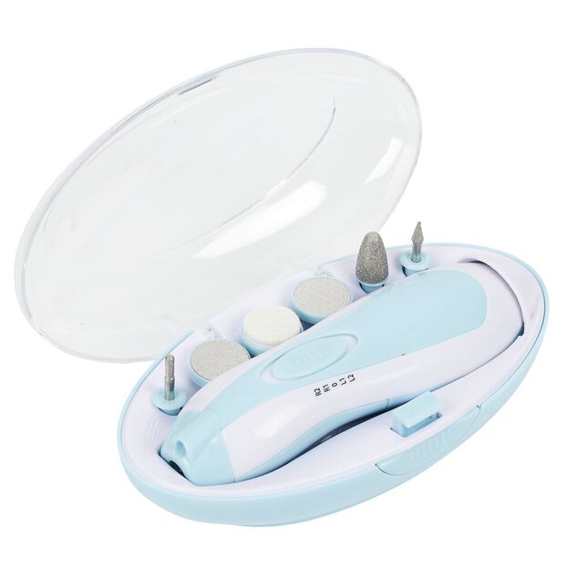 Kit manucure p&eacute;dicure &eacute;lectrique 6 embouts