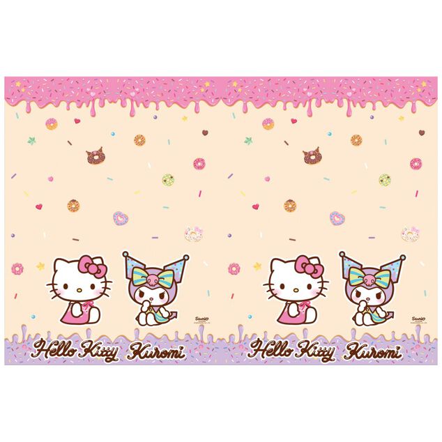 Nappe plastique Hello Kitty 120x180cm