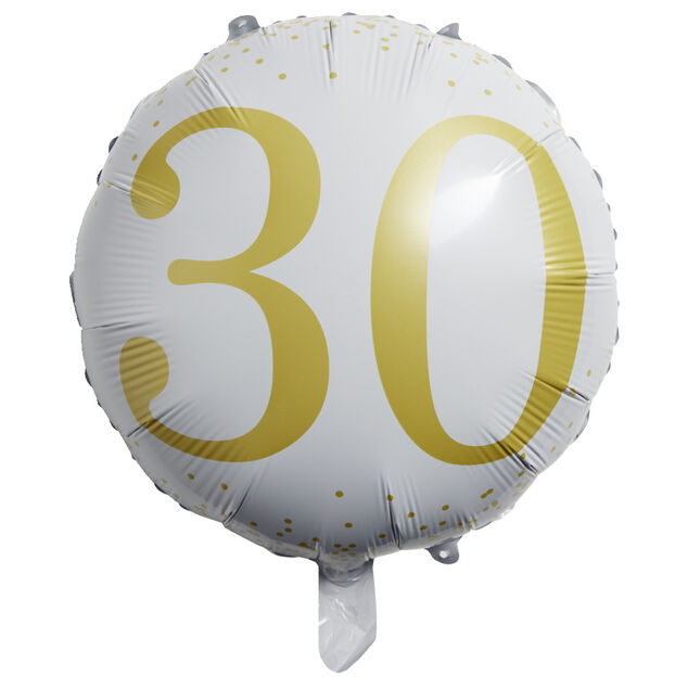 Ballon alu 30 ans &Oslash;46cm