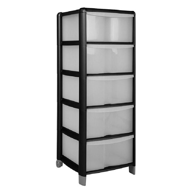 Tour de rangement 5 tiroirs  20L