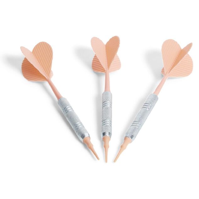 Fl&eacute;chette acier plastique pointe souple x3