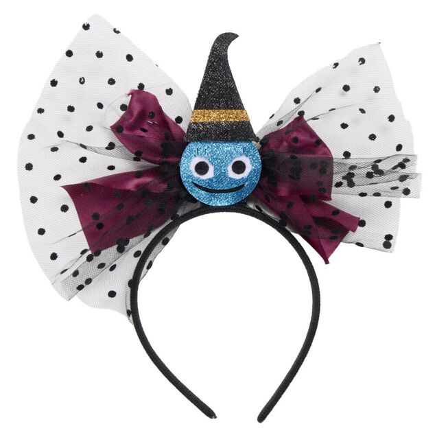 Serre-t&ecirc;te enfant Halloween chauve-souris lumineux avec noeud papillon