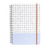 Carnet spirale A4 avec élastique 21x29cm couverture quadrillée 200 pages