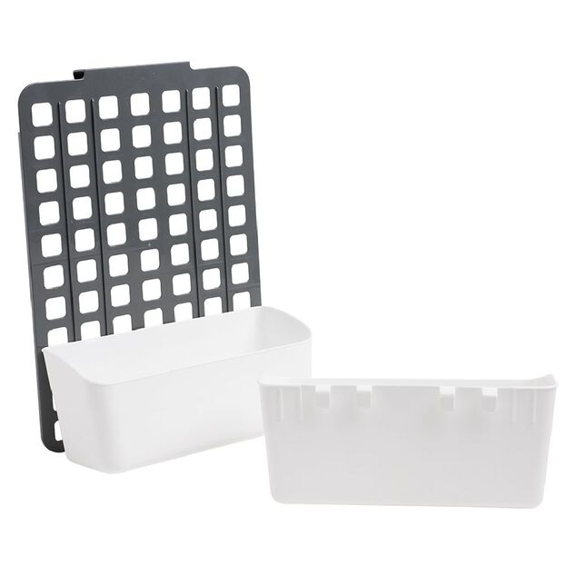 Rangement de porte ajustable gris