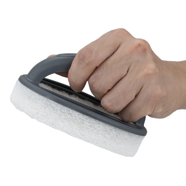 Accessoires nettoyage spa x3 &eacute;puisette et brosses Aquaway gris anthracite