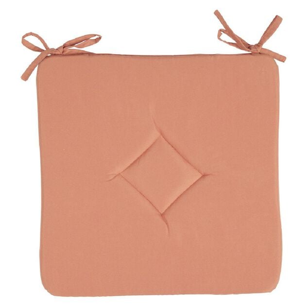 Galette de chaise carr&eacute;e unie