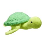 Jouet peluche pour chien tortue verte 15x22cm
