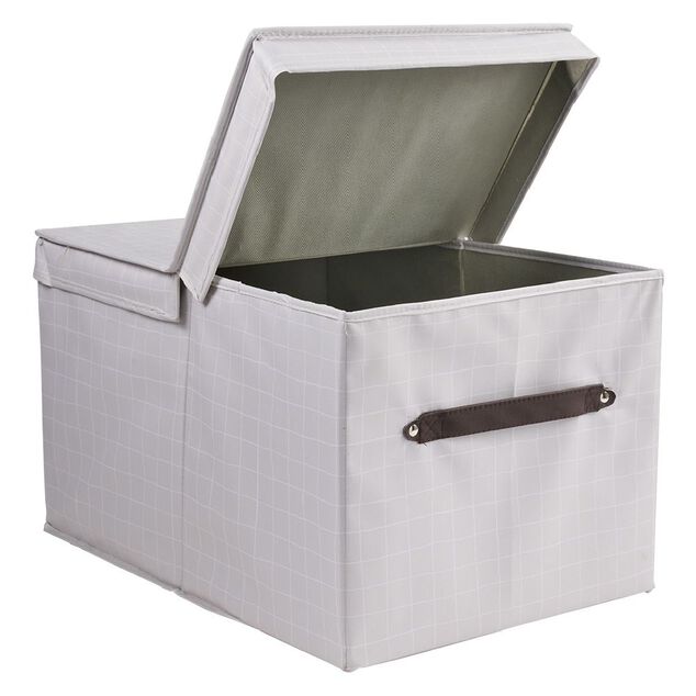 Bo&icirc;te de rangement demi ouverture 50x35xH30cm