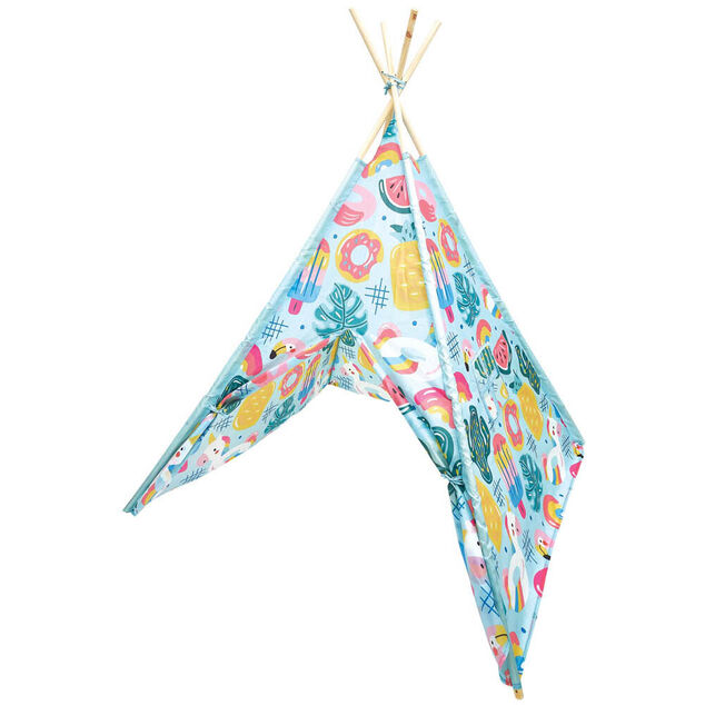 Tipi d&rsquo;ext&eacute;rieur motif tropical summer