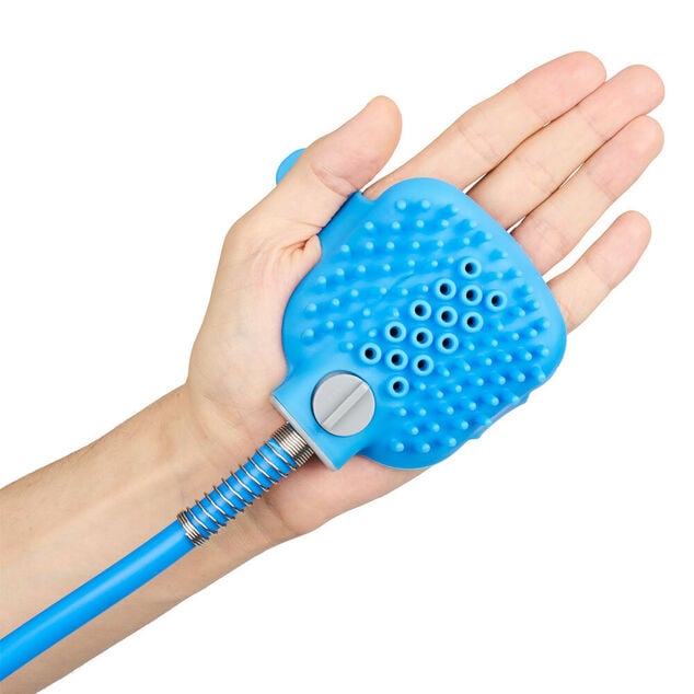 Douchette pour chien ABS et poly&eacute;thyl&egrave;ne bleu &Oslash;3cm