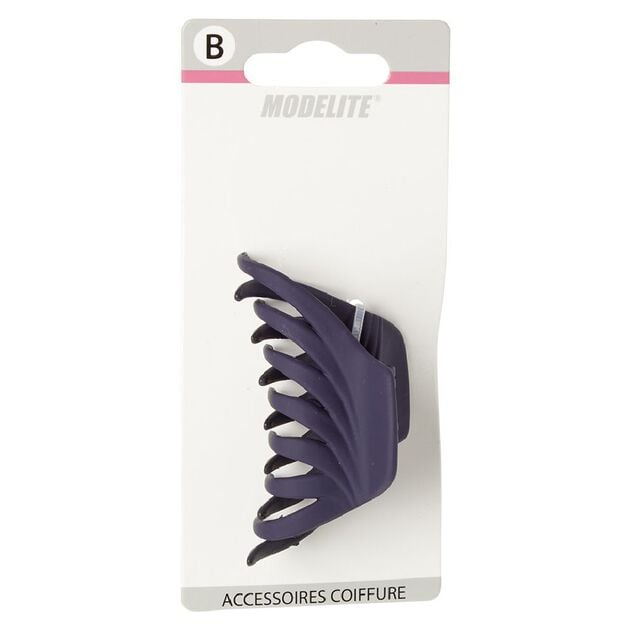Pince crocodile uni mat L.6 cm