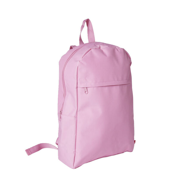 Sac &agrave; dos 27x41cm polyester rose ou noir