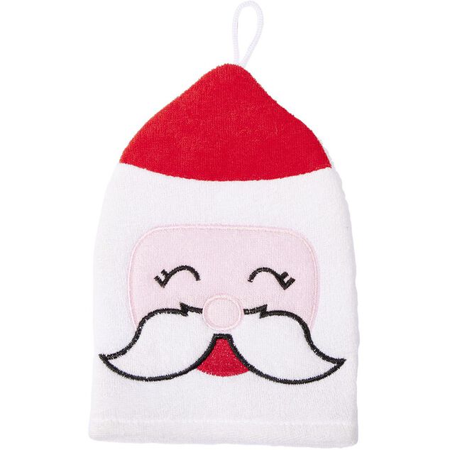 Gant de toilette design Noël