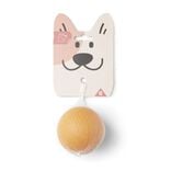 Jouet pour chien balle solide bleue Ø7,5cm