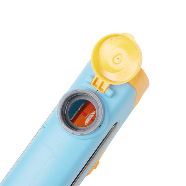 Pistolet &agrave; eau automatique tir 6m plastique tricolore L45,5cm (2 mod&egrave;les)