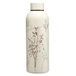 Gourde isotherme inox 500ml motif feuillage &Oslash;7xH22cm (2 mod&egrave;les)