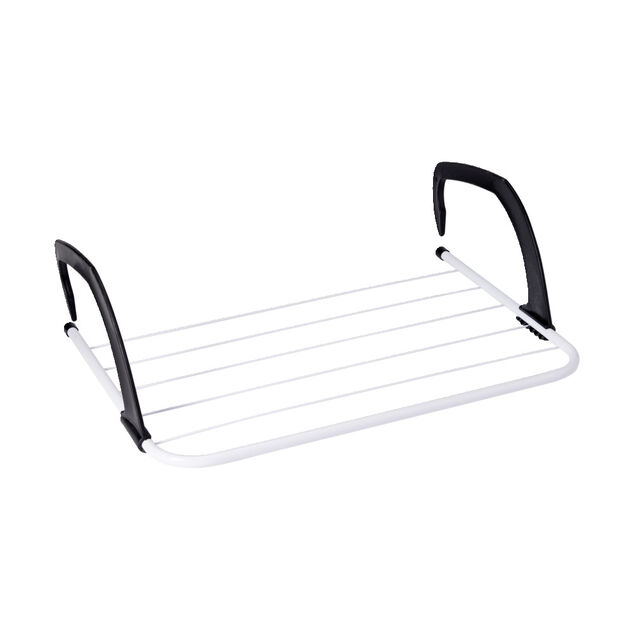 &Eacute;tendoir &agrave; linge pour radiateur 3m en fer blanc 51x34xH15cm