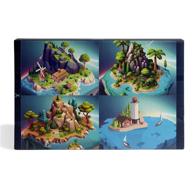 Calendrier de l'avent 24 animaux 4 mondes