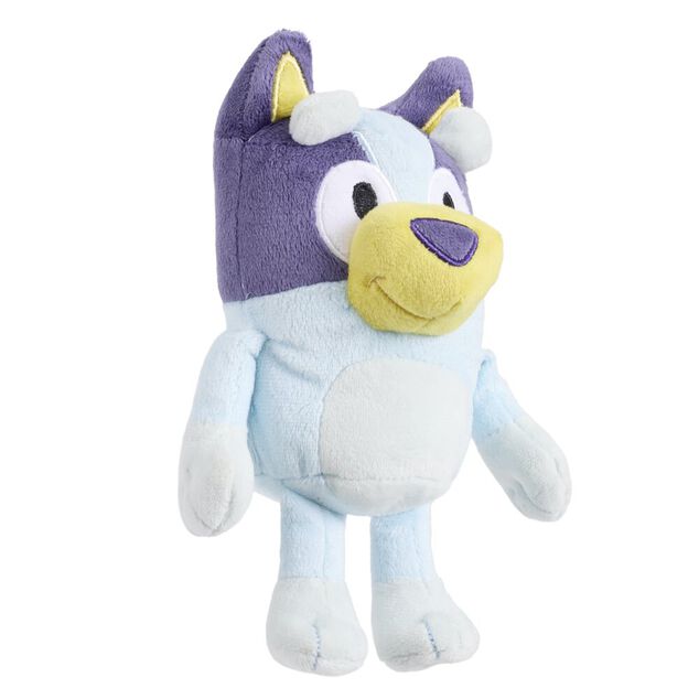 Peluche Bluey polyester H20cm (plusieurs mod&egrave;les)