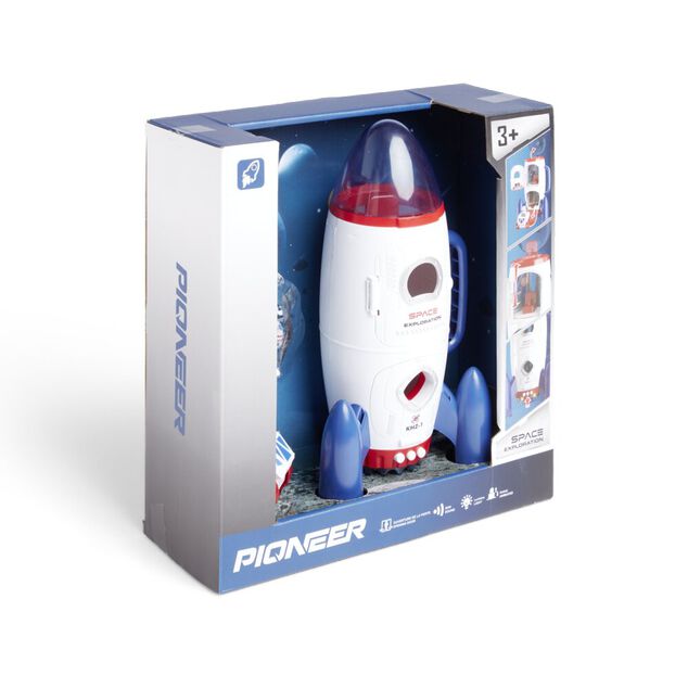 Fus&eacute;e spatiale blanche