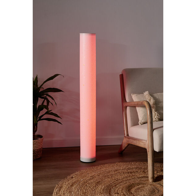 Lampadaire LED avec t&eacute;l&eacute;commande &Oslash;13xH103,5cm