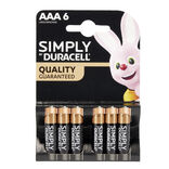 Pile LR03 type AAA x6 Duracell