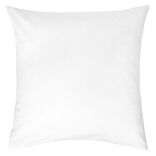 Taie d'oreiller finition droite blanche 63x63cm