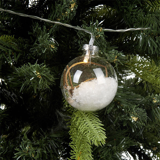 Guirlande lumineuse boules fantaisie intérieur 8 LED