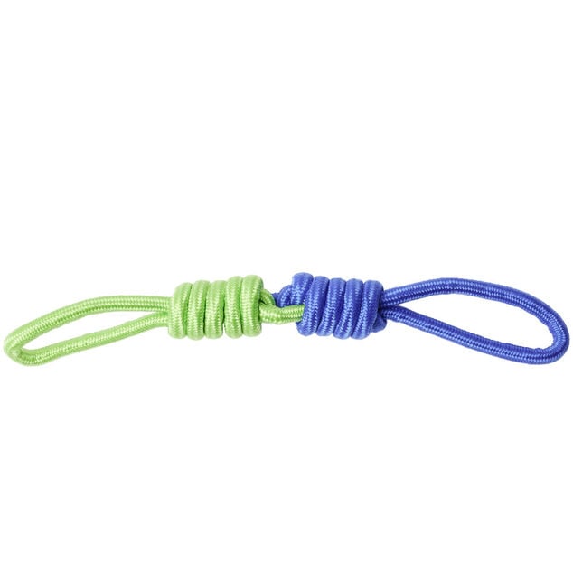 Jouet pour chien corde en coton bleu et vert &Oslash;4,5x46cm