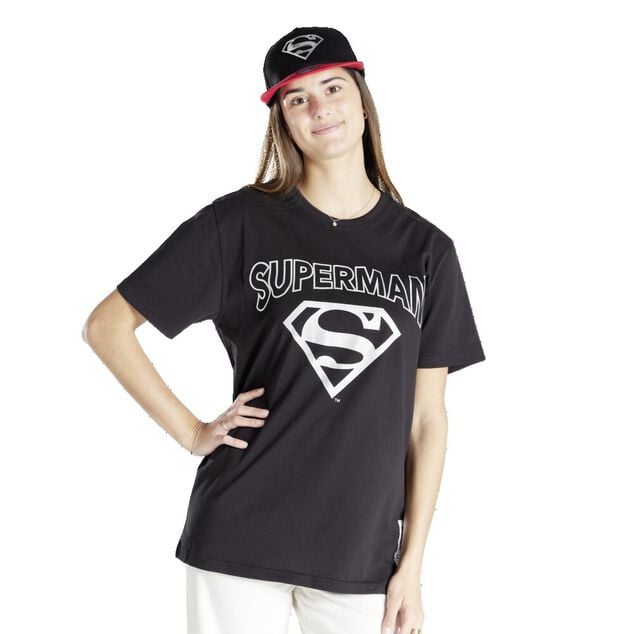 T-shirt Superman coton noir
