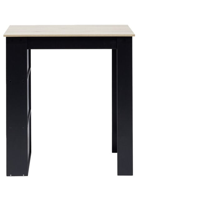 Mange debout bois et m&eacute;tal noir 60x100xH105cm