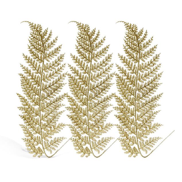 Branche scintillante dor&eacute;e