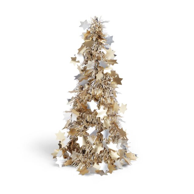 Sapin de No&euml;l &agrave; poser avec &eacute;toiles H38cm (3 mod&egrave;les)