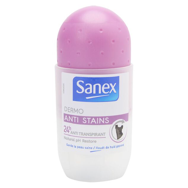 Déodorant roll-on dermo invisible Sanex 55 ml