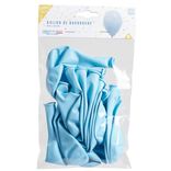 Lot de 20 ballons en latex bleu pastel