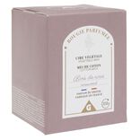 Bougie rose dans verre senteur rose Ø7xH8cm