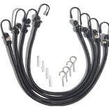 Kit de fixation pour voile d'ombrage