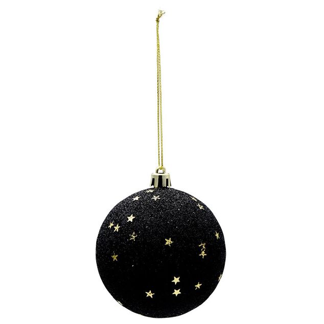 Boule de No&euml;l d&eacute;co &eacute;toiles &Oslash;8 cm