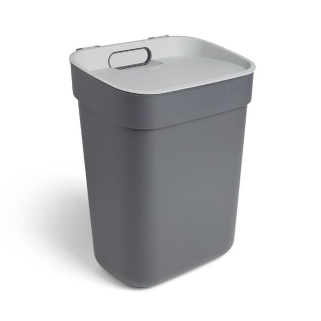 Poubelle de tri grise 10L