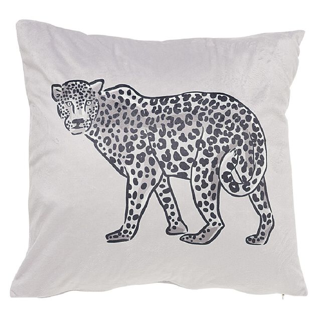 Housse de coussin carr&eacute; design animaux x2
