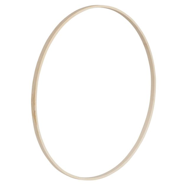 Cercle en bois pour couronne de No&euml;l &Oslash;30cm