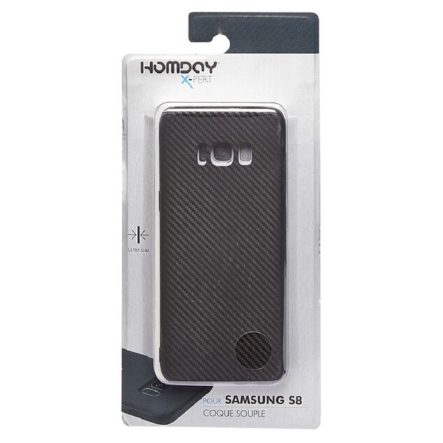 Coque souple Carbone pour Samsung Galaxy S8