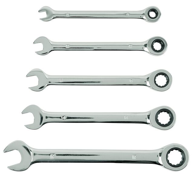 Set cl&eacute; &agrave; cliquet 72 dents x5