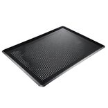 Plaque pâtissière perforée acier noir 39,6x29,6cm