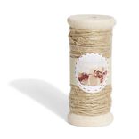 Rouleau fil de jute marron 15m