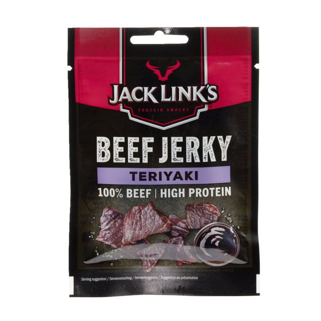 Boeuf séché lamelle Jack Link's Beef Jerky Teriyaki 25gr
