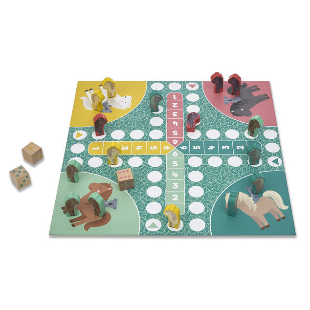 Les jeux des Petits G&eacute;nies 4 plateaux en bois